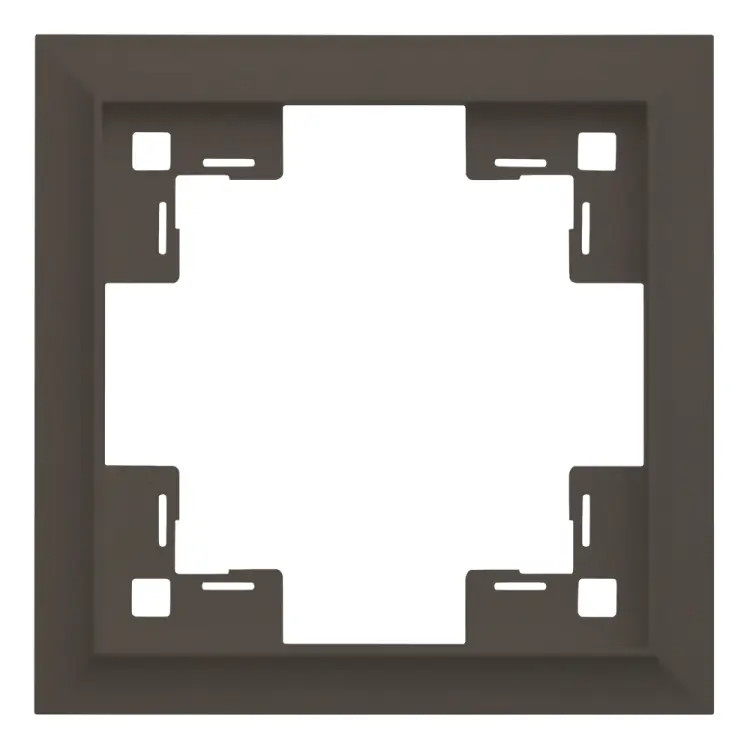 Рамка 1 местная, Капучино, Classic Rikett 35910 CP