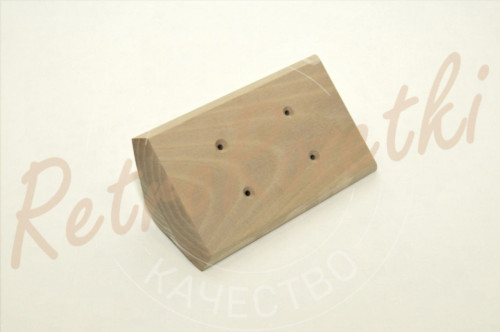 Накладка 2 местная межбрёвенная деревянная 173x105, для наружного монтажа, Clever Wood