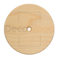 Накладка 1 местная деревянная на бревно D260 мм, береза без тонировки, DecoWood НР260-1