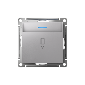 Выключатель карточный для гостиниц с подсветкой, Алюминий, AtlasDesign SE ATN000314