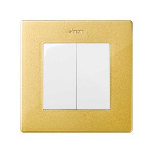 Рамка 1 местная, Золото, Simon 24 2400610-066