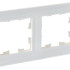 Рамка 2 местная, стекло, Белый матовый, Brite IEK BR-M22-G-31-K01