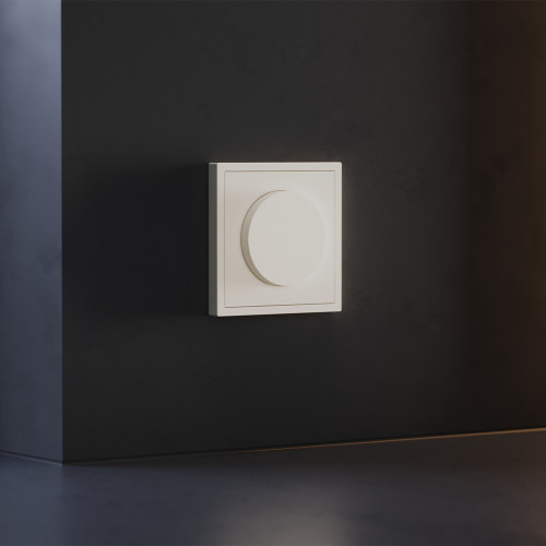 Лицевая панель для диммера поворотно-нажимного, Хлопок, S70 Voltum VLS002013