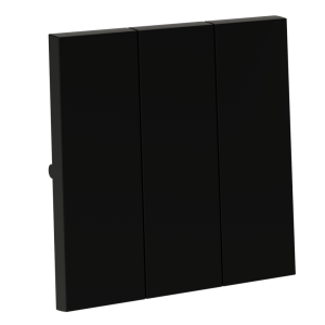 Клавиши для выключателя 3-кл, Черный матовый, S70 Voltum VLS000508