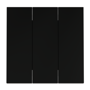 Клавиши для выключателя 3-кл, Черный матовый, S70 Voltum VLS000508