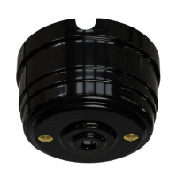 Потолочное основание для подвеса светильника, фарфор, Черный, Усадьба МезонинЪ GE70811-05