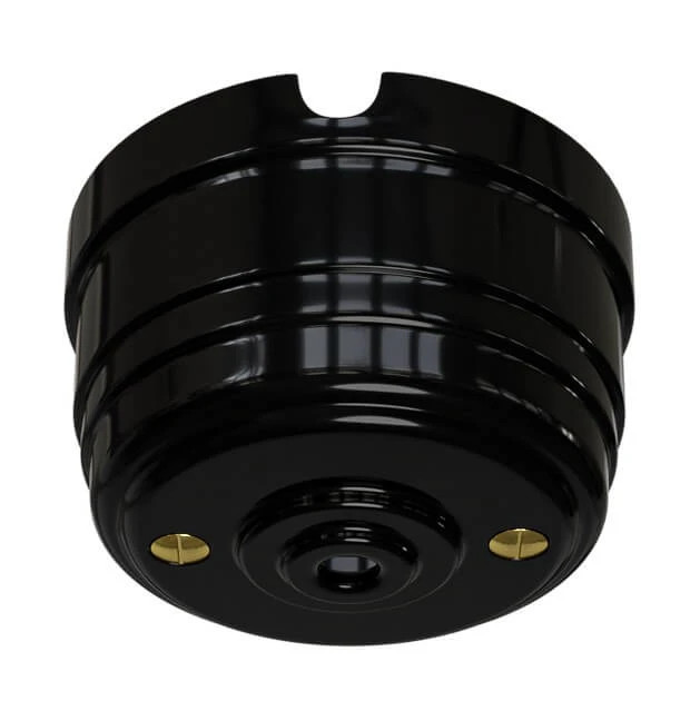 Потолочное основание для подвеса светильника, фарфор, Черный, Усадьба МезонинЪ GE70811-05 Потолочное основание для подвеса светильника, фарфор, Черный, Усадьба МезонинЪ GE70811-05