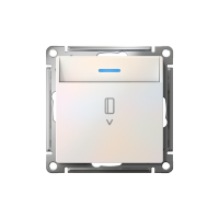 Выключатель карточный для гостиниц с подсветкой, Жемчуг, AtlasDesign SE ATN000414
