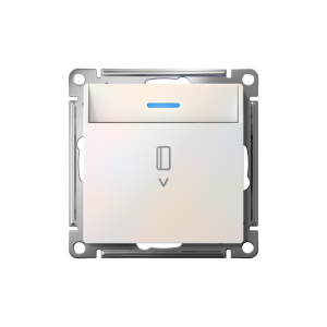 Выключатель карточный для гостиниц с подсветкой, Жемчуг, AtlasDesign SE ATN000414