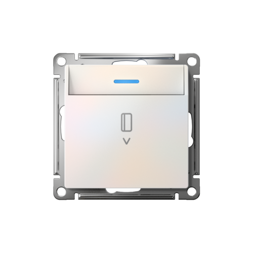 Выключатель карточный для гостиниц с подсветкой, Жемчуг, AtlasDesign SE ATN000414