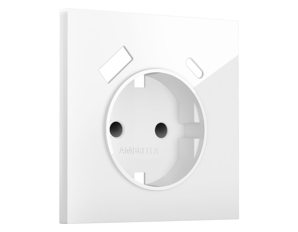 Лицевая панель розетки с З/К и USB зарядкой с шторками, Белый глянец, Sigma Quant Ambrella Volt SP1100 Лицевая панель розетки с З/К и USB зарядкой с шторками, Белый глянец, Sigma Quant Ambrella Volt SP1100
