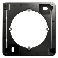 Коробка накладного монтажа 1 местная, Антрацит, Glossa SE GSL000700
