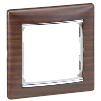 Рамка 1 местная, темный дуб, Valena Classic Legrand 770371