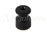 Кабельный изолятор керамика, черный, ТМ МезонинЪ GE70025-05