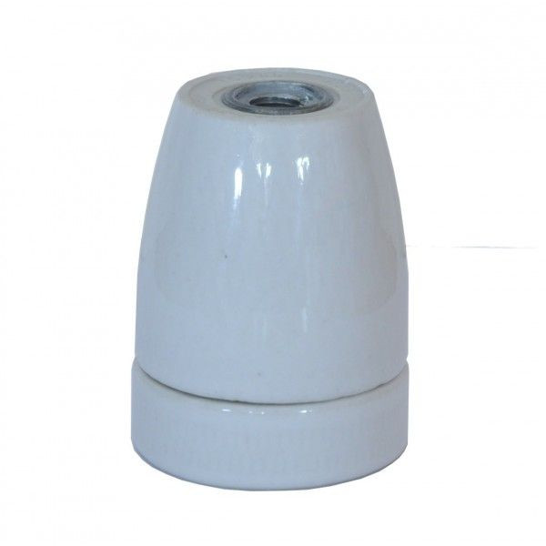 Ретро патрон фарфоровый Е27, белый, 25995 Euro-Lamp