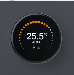 Терморегулятор теплого пола сенсорный, Базальт, Rikkett 32233 BT