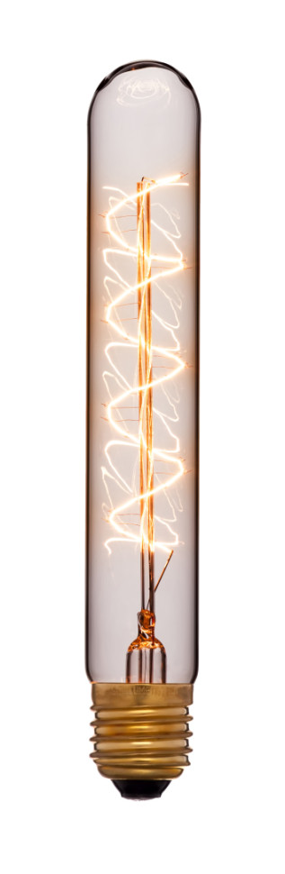 Ретро лампа накаливания T30-185 F4 60Вт Е27, прозрачная Sun Lumen 051-877