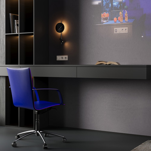 Лицевая панель для диммера поворотно-нажимного, Капучино, S70 Voltum VLS002014