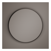 Лицевая панель для диммера поворотно-нажимного, Капучино, S70 Voltum VLS002014