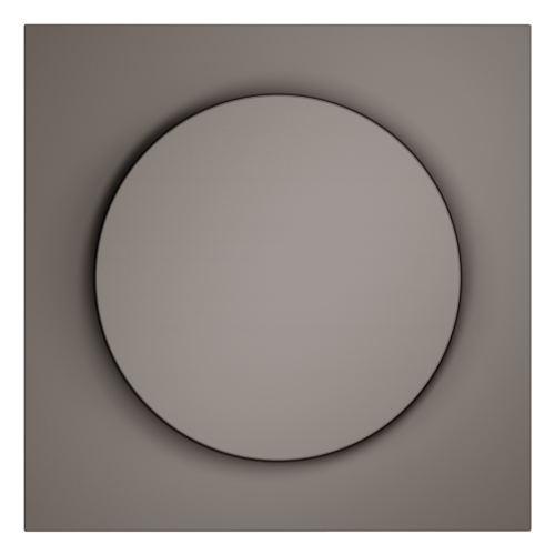 Лицевая панель для диммера поворотно-нажимного, Капучино, S70 Voltum VLS002014