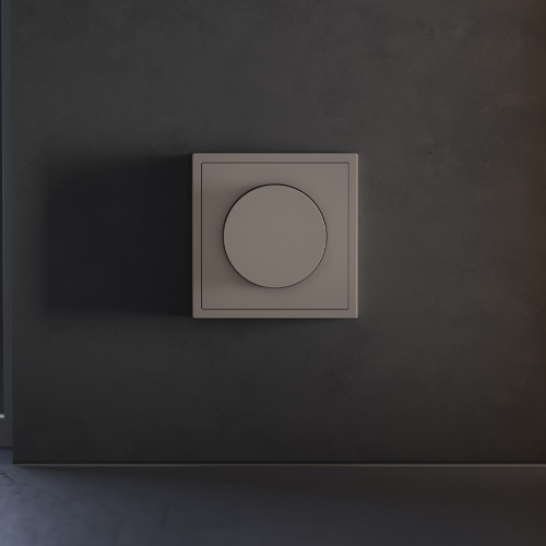 Лицевая панель для диммера поворотно-нажимного, Капучино, S70 Voltum VLS002014