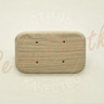 Накладка 2 местная межбрёвенная деревянная 164x105, для наружного монтажа, Clever Wood