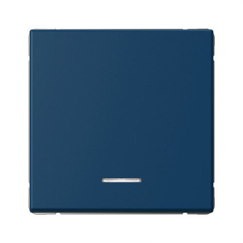 Кнопка без фиксации 1 кл. с подсв., Аквамарин, ArtGallery SE GAL001116