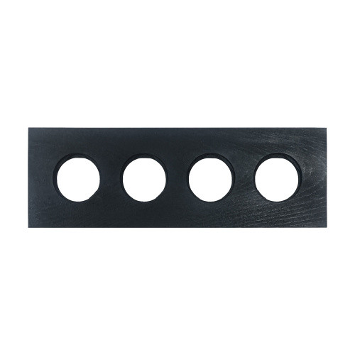 Рамка 4 местная дерево, Угольно-черный, Bironi BF7-640-119 Рамка 4 местная дерево, Угольно-черный, Bironi BF7-640-119