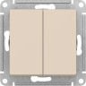 Кнопка без фиксации 2 кл., Бежевый, AtlasDesign SE ATN000217