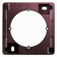 Коробка накладного монтажа 1 местная, Баклажановый, Glossa SE GSL001100