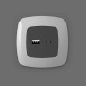 Лицевая панель розетки USB для быстрой зарядки тип A+C, Графит Мягкое касание, OMEGA Quant Ambrella Volt OP9110