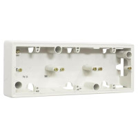 Коробка накладного монтажа 3 местная, белый, Valena Classic Legrand 776183