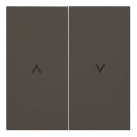 Лицевая панель для выключателя жалюзи, Капучино, Rikkett 35613 CP