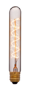 Ретро лампа накаливания T30-185 F4 40Вт Е27, золотистая Sun Lumen 053-846