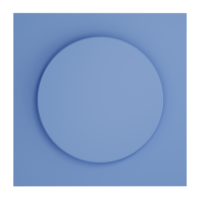 Лицевая панель для диммера поворотно-нажимного, Деним, S70 Voltum VLS002015