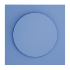 Лицевая панель для диммера поворотно-нажимного, Деним, S70 Voltum VLS002015