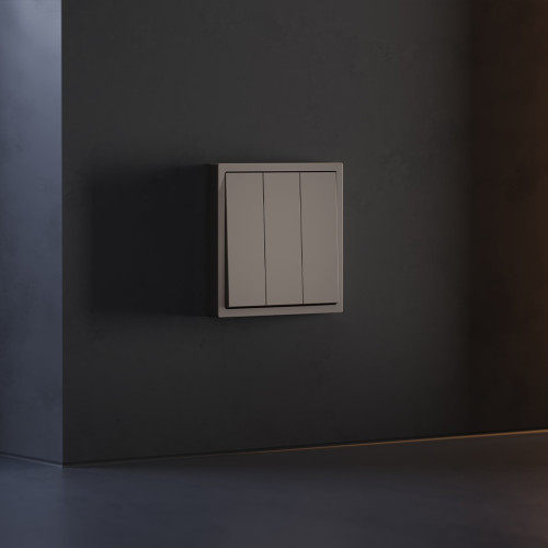 Клавиши для выключателя 3-кл, Капучино, S70 Voltum VLS000514