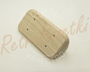 Накладка 3 местная межбрёвенная деревянная, для наружного монтажа, Clever Wood