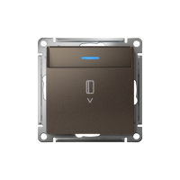 Выключатель карточный для гостиниц с подсветкой, Мокко, AtlasDesign SE ATN000614