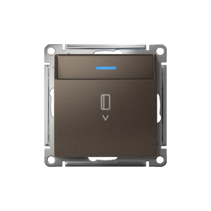 Выключатель карточный для гостиниц с подсветкой, Мокко, AtlasDesign SE ATN000614