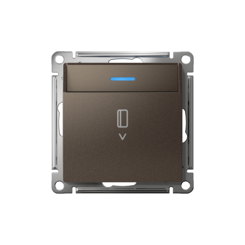 Выключатель карточный для гостиниц с подсветкой, Мокко, AtlasDesign SE ATN000614