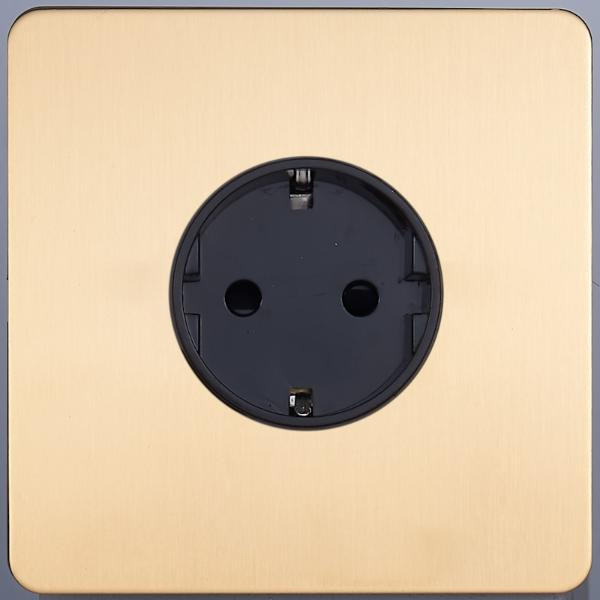 Розетка с З/К (внутренний монт.), Золото, Merida Salvador SBAN33B3A10