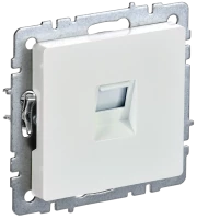Розетка компьютерная RJ45 Cat. 5e, Жемчуг, Brite IEK BR-K10-1-K36