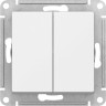 Кнопка без фиксации 2 кл., Белый, AtlasDesign SE ATN000117