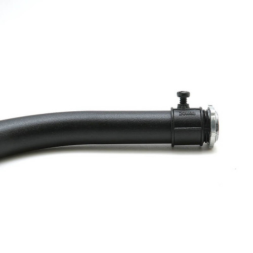 Коннектор "папа" c гайкой для труб D20 мм., черный муар, Petrucci Z3020MR