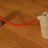 Ретро патрон фарфоровый на проводе Е27, белый, S2341-28 Euro-Lamp