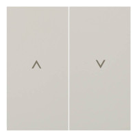 Лицевая панель для выключателя жалюзи, Лен, Rikkett 35613 LN