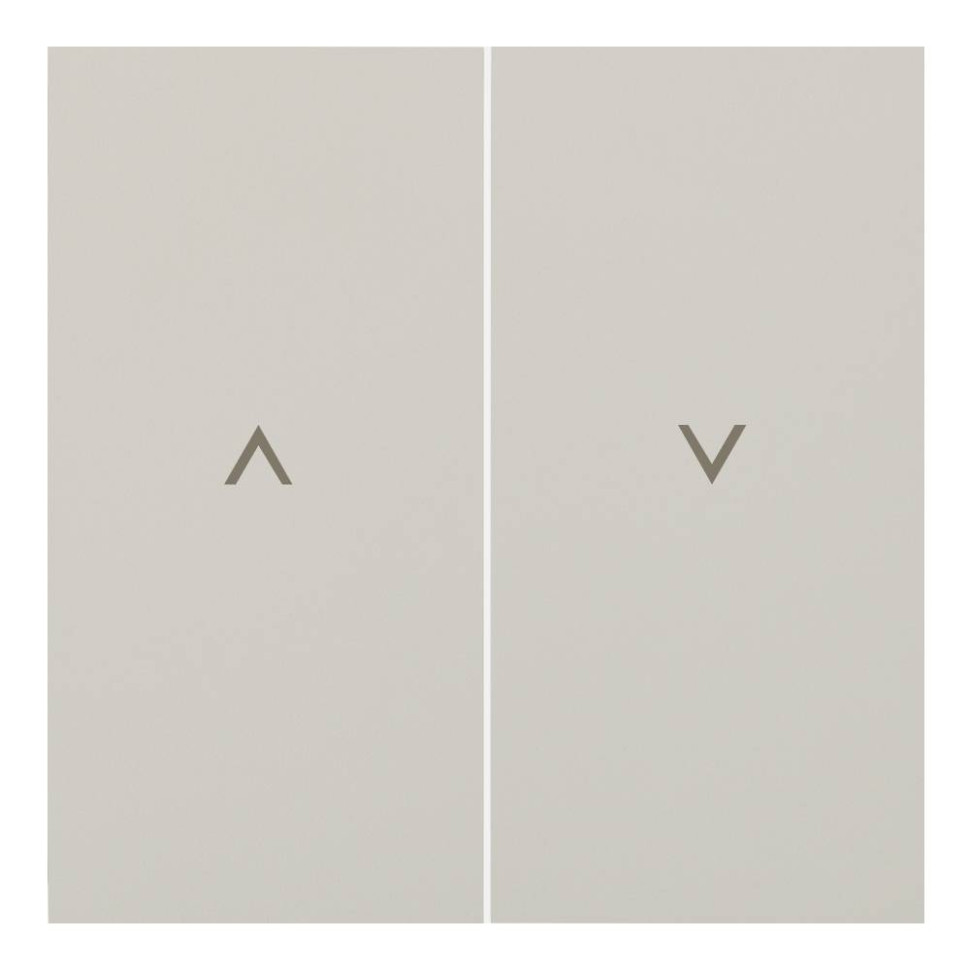 Лицевая панель для выключателя жалюзи, Лен, Rikkett 35613 LN