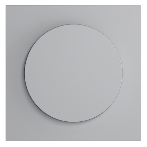 Лицевая панель для диммера поворотно-нажимного, Серый, S70 Voltum VLS002316