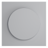 Лицевая панель для диммера поворотно-нажимного, Серый, S70 Voltum VLS002316
